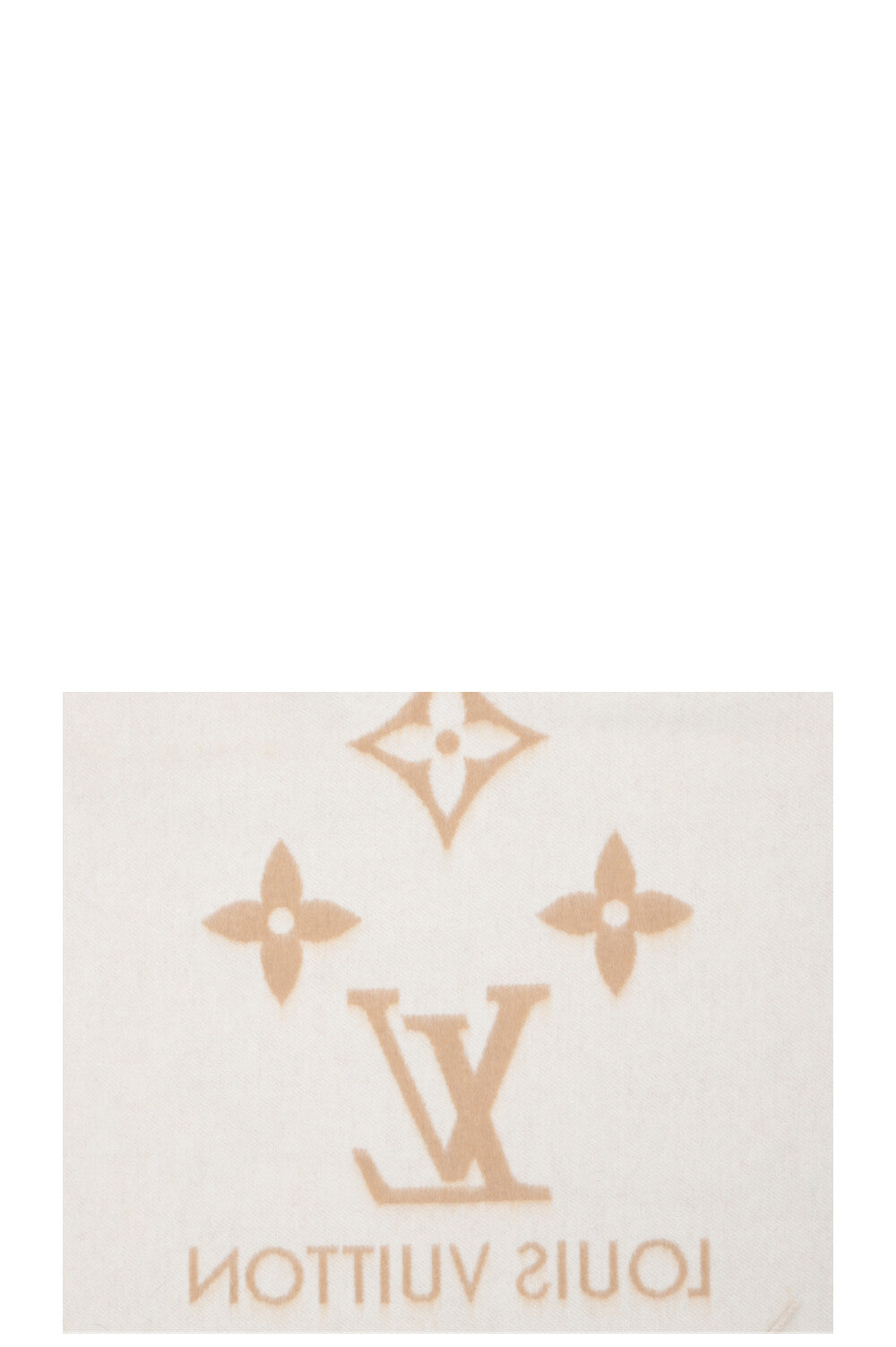 Écharpe Reykjavik Gradient en cachemire beige LOUIS VUITTON