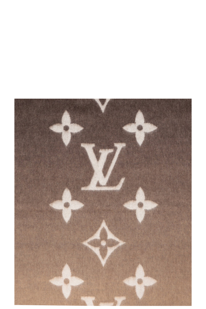 Écharpe Reykjavik Gradient en cachemire beige LOUIS VUITTON