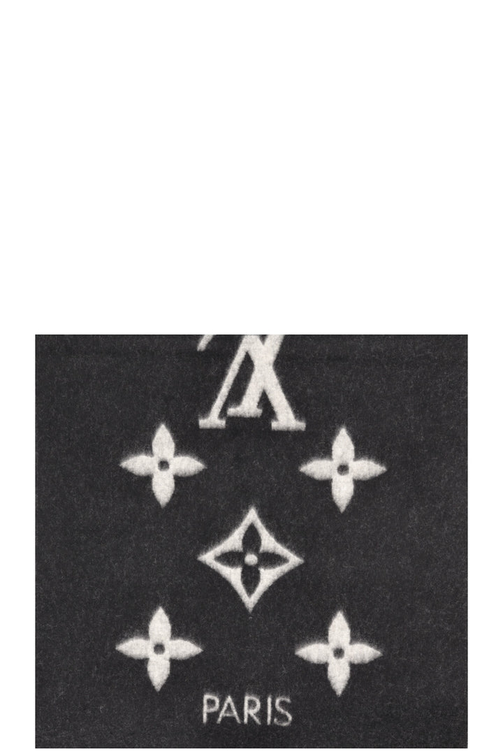LOUIS VUITTON Reykjavik Écharpe Cachemire Noir