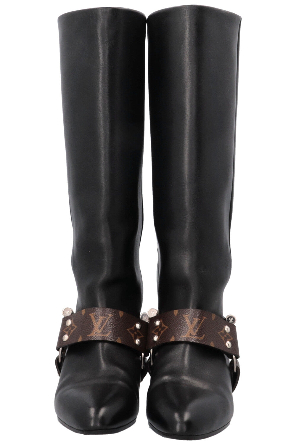 LOUIS VUITTON Rhapsody High Boots MNG Black