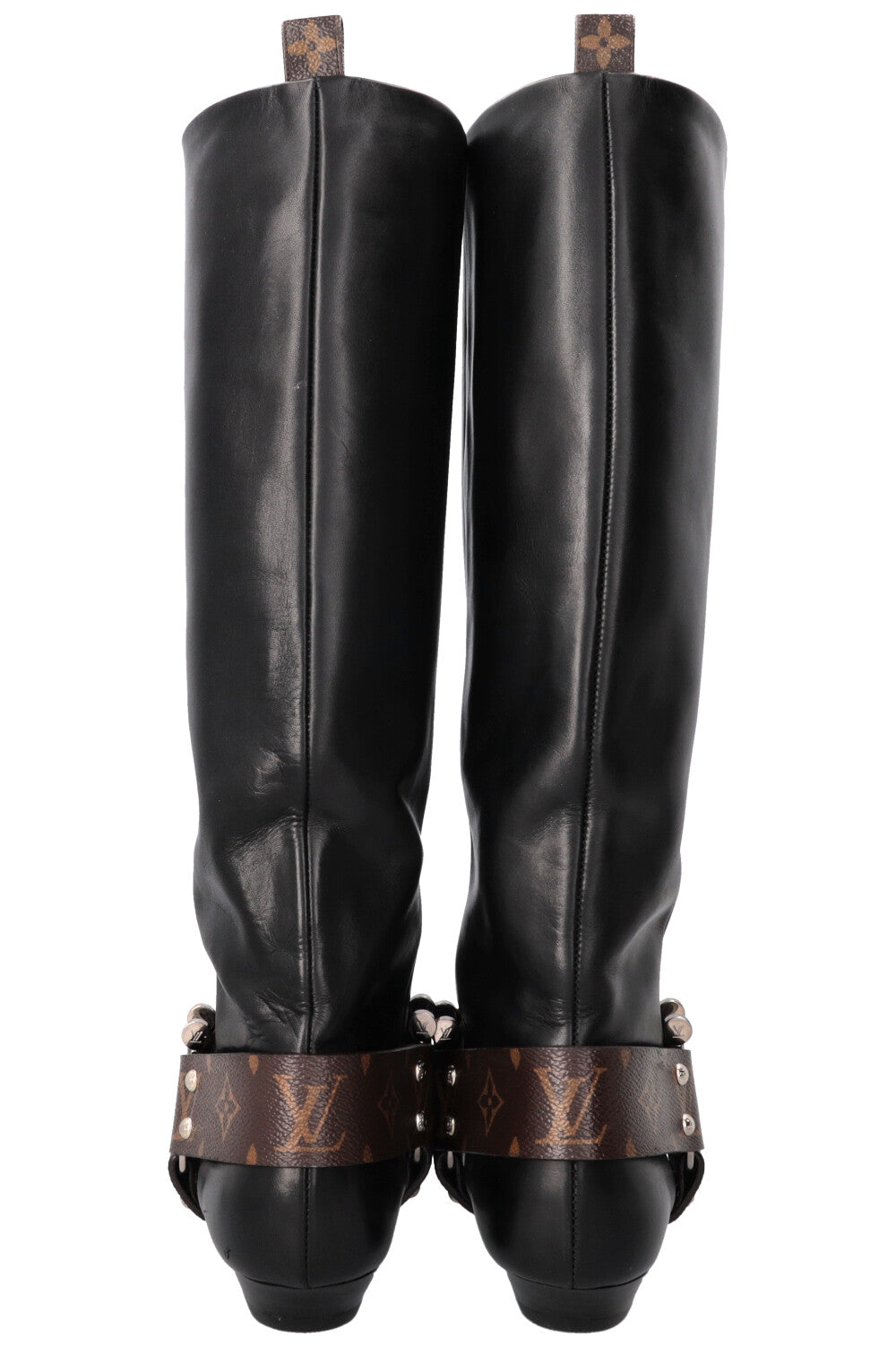 LOUIS VUITTON Rhapsody High Boots MNG Black