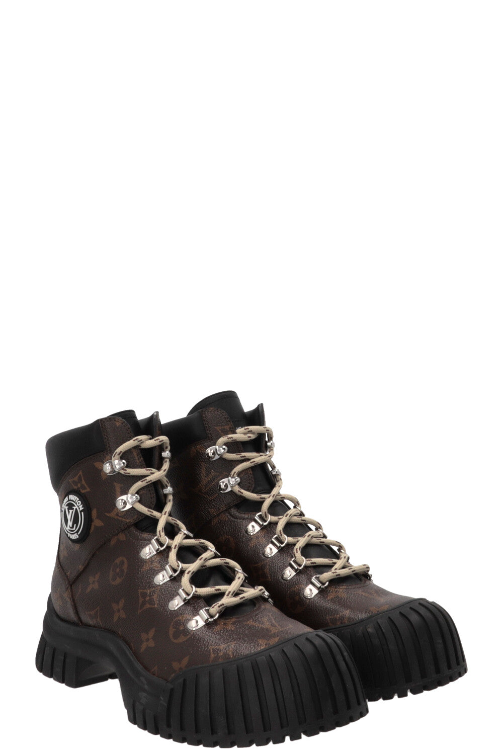 Bottines plates Ranger Ruby LOUIS VUITTON en toile Monogram