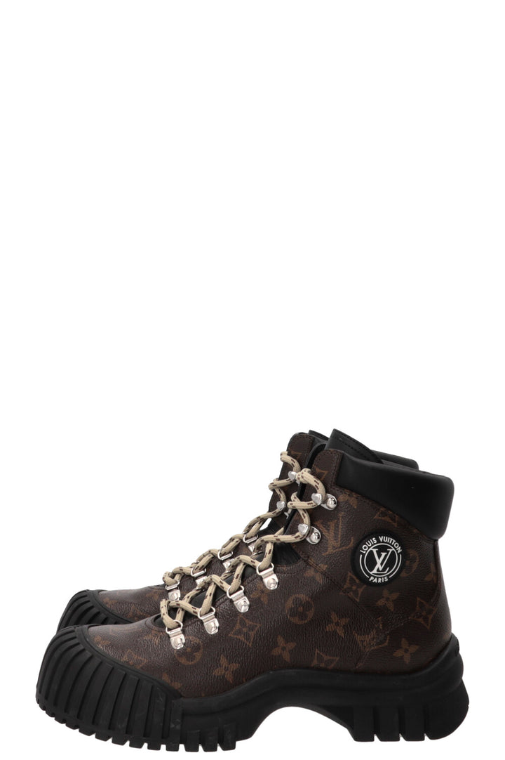 Bottines plates Ranger Ruby LOUIS VUITTON en toile Monogram