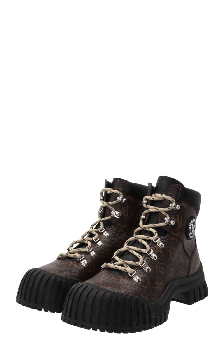 Bottines plates Ranger Ruby LOUIS VUITTON en toile Monogram