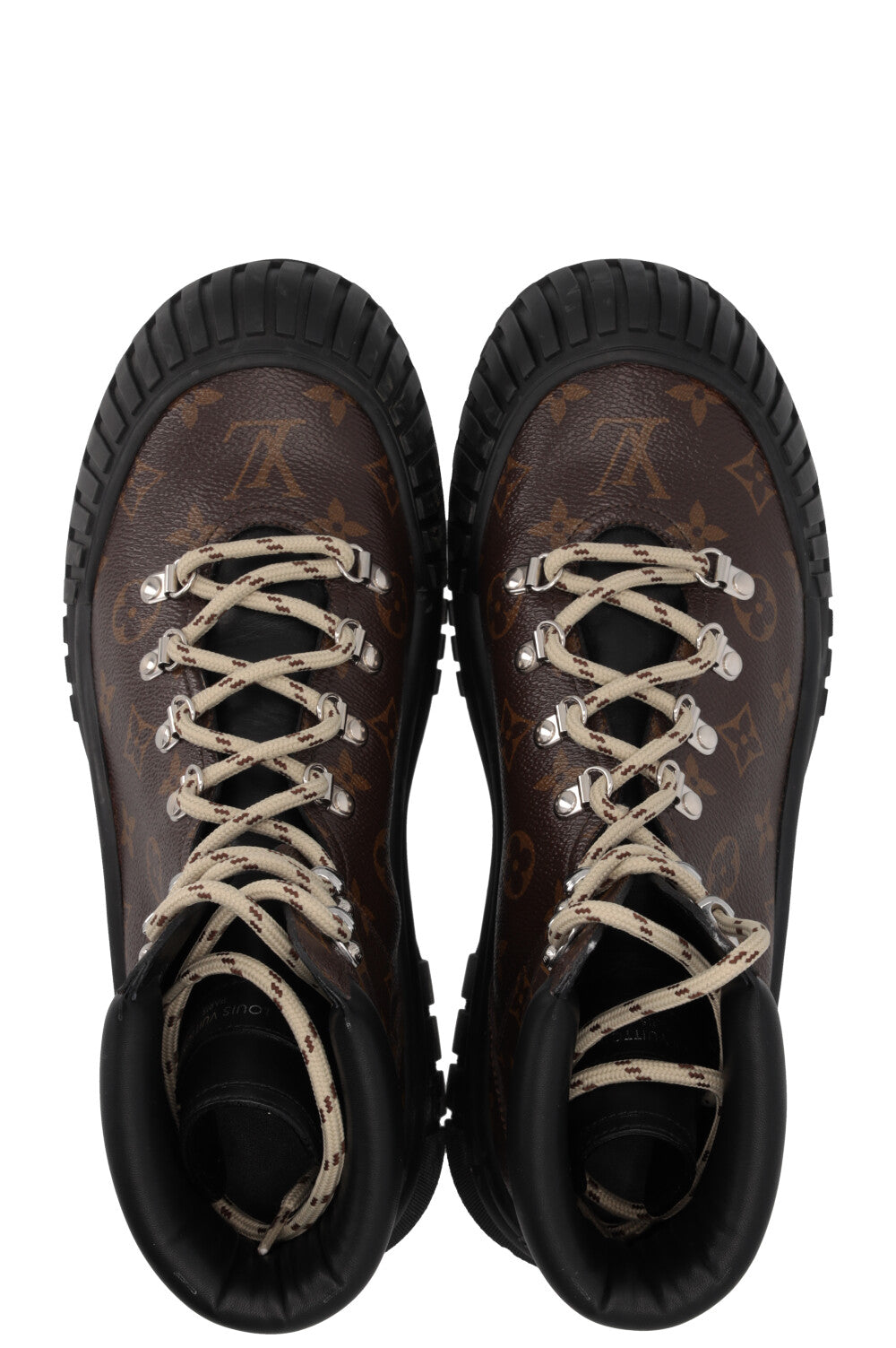 Bottines plates Ranger Ruby LOUIS VUITTON en toile Monogram
