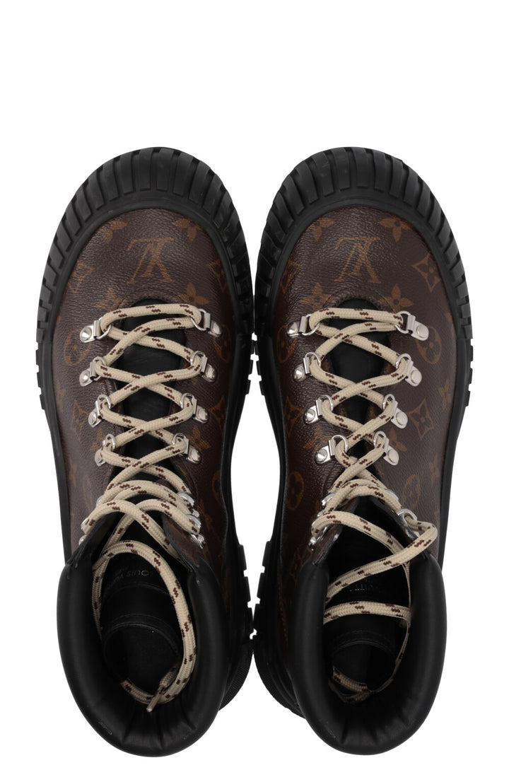 Bottines plates Ranger Ruby LOUIS VUITTON en toile Monogram