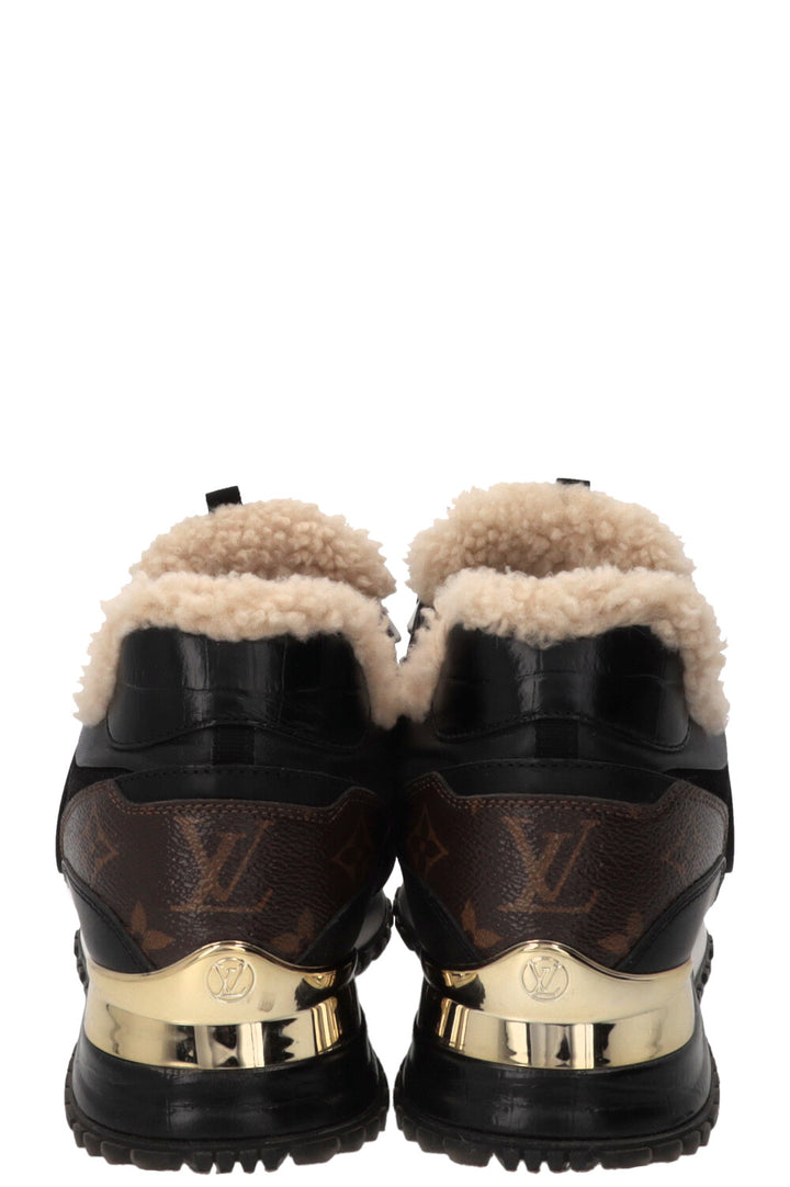 LOUIS VUITTON Run Away Sneakers Leather Black