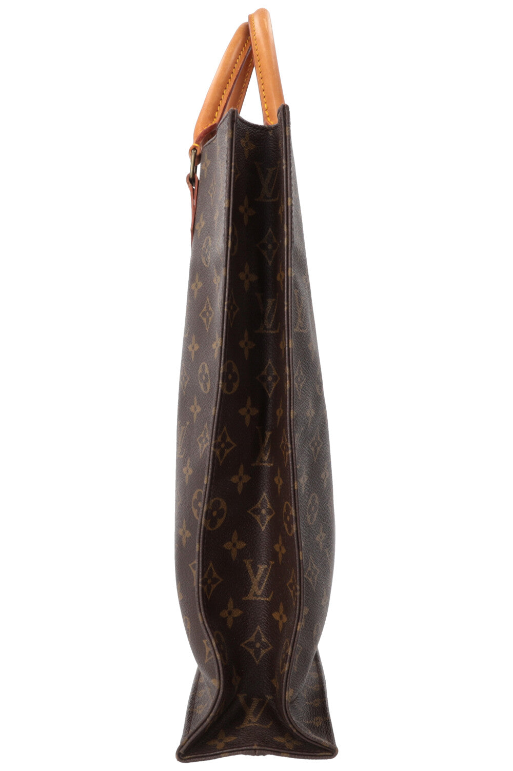 LOUIS VUITTON Sac Plat Tote Bag MNG Canvas