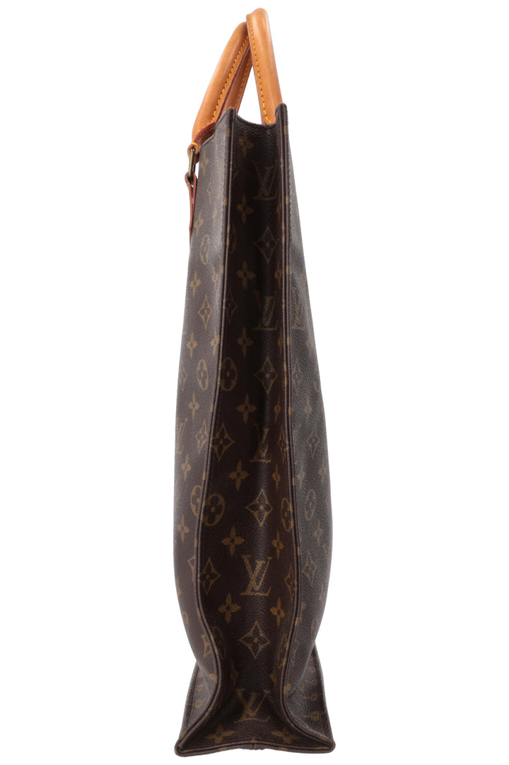 LOUIS VUITTON Sac Plat Tote Bag MNG Canvas