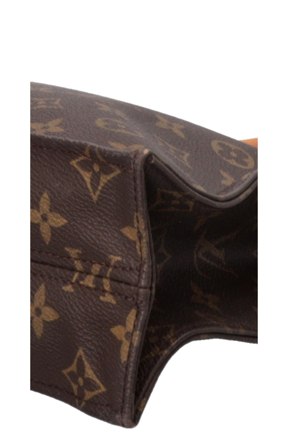 LOUIS VUITTON Sac Plat Tote Bag MNG Canvas