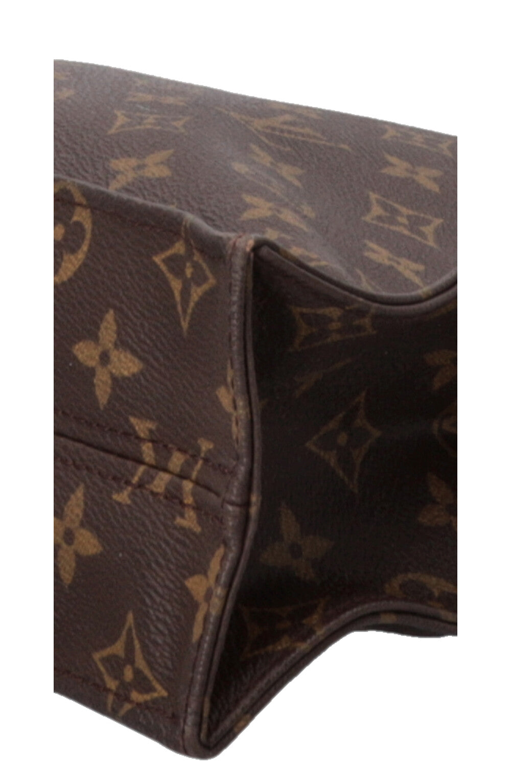 LOUIS VUITTON Sac Plat Tote Bag MNG Canvas