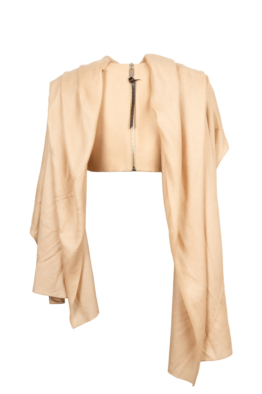 LOUIS VUITTON Scarf Top Beige MNG