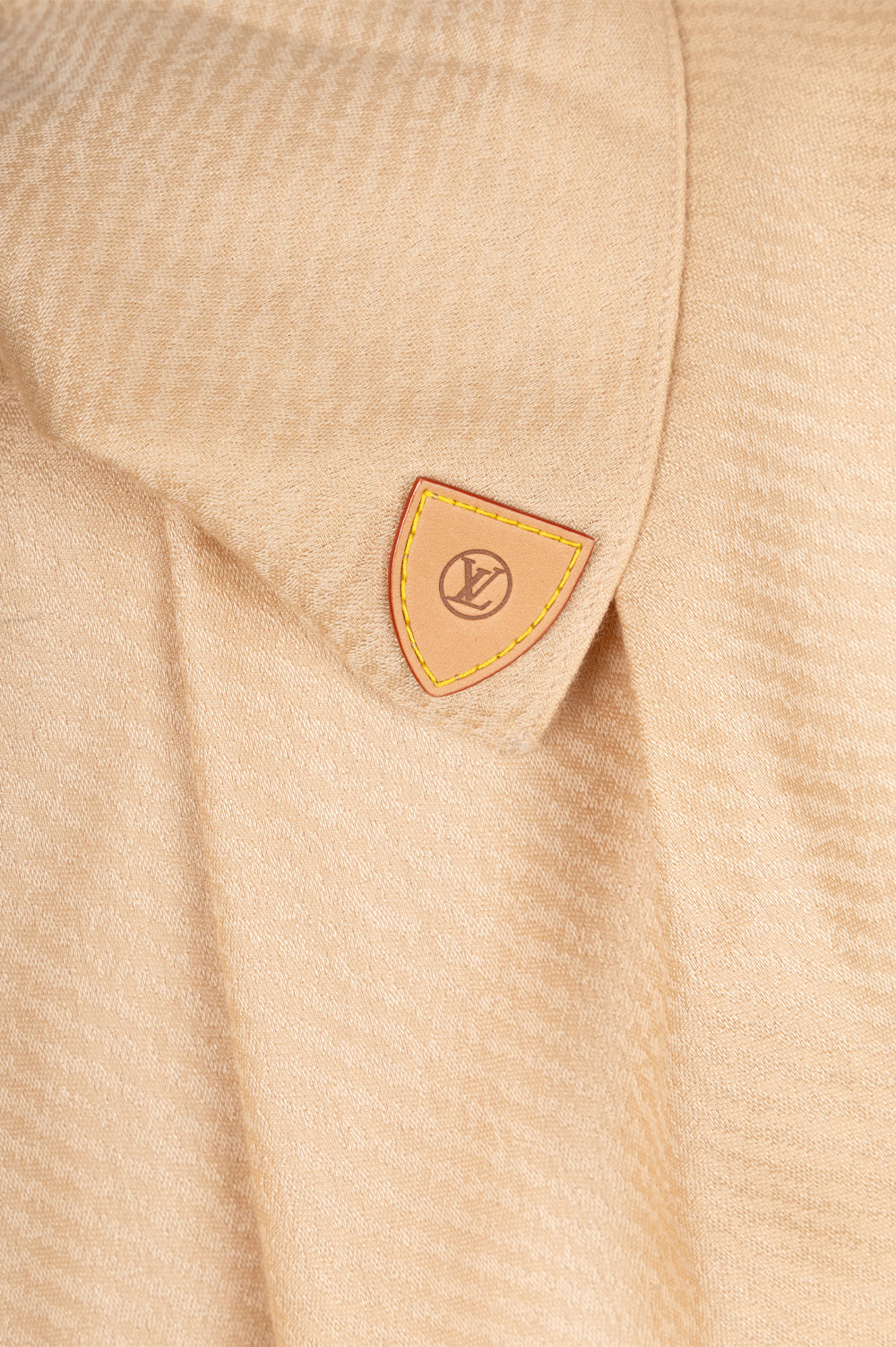 LOUIS VUITTON Scarf Top Beige MNG