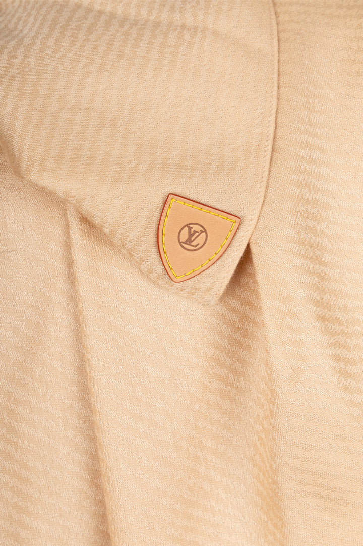LOUIS VUITTON Scarf Top Beige MNG