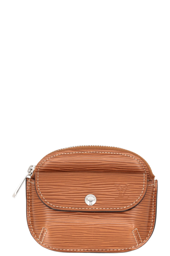 LOUIS VUITTON Schilling Coin Purse Epi Brown