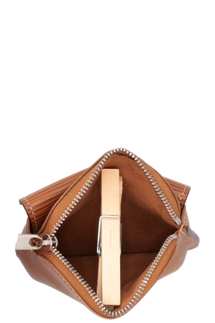 LOUIS VUITTON Schilling Coin Purse Epi Brown