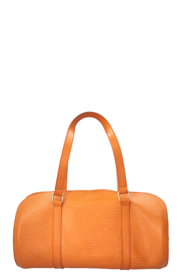 LOUIS VUITTON Soufflot Sac à main Cuir Épi Orange
