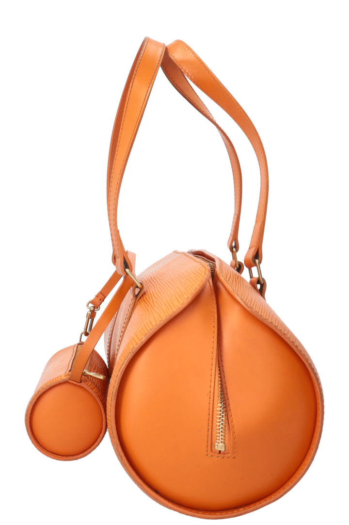 LOUIS VUITTON Soufflot Sac à main Cuir Épi Orange