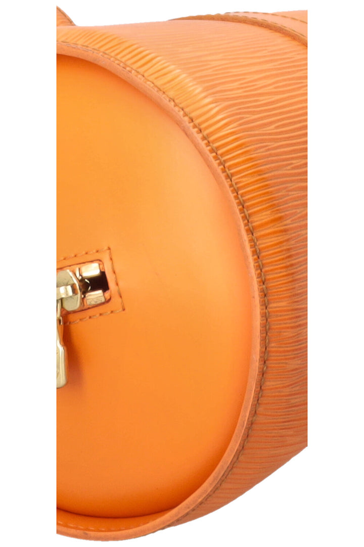 LOUIS VUITTON Soufflot Sac à main Cuir Épi Orange
