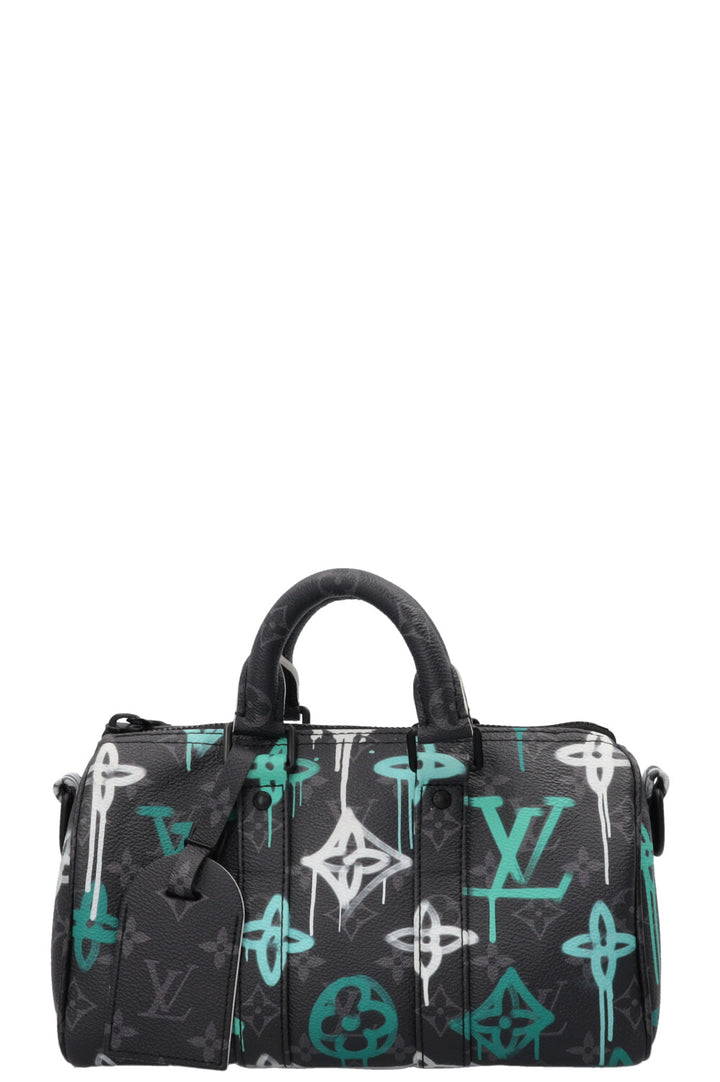 LOUIS VUITTON Speedy 25 Bandoulière LV Graffiti Canvas Eclipse