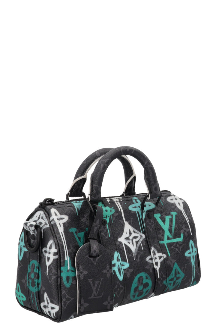 LOUIS VUITTON Speedy 25 Bandoulière LV Graffiti Canvas Eclipse
