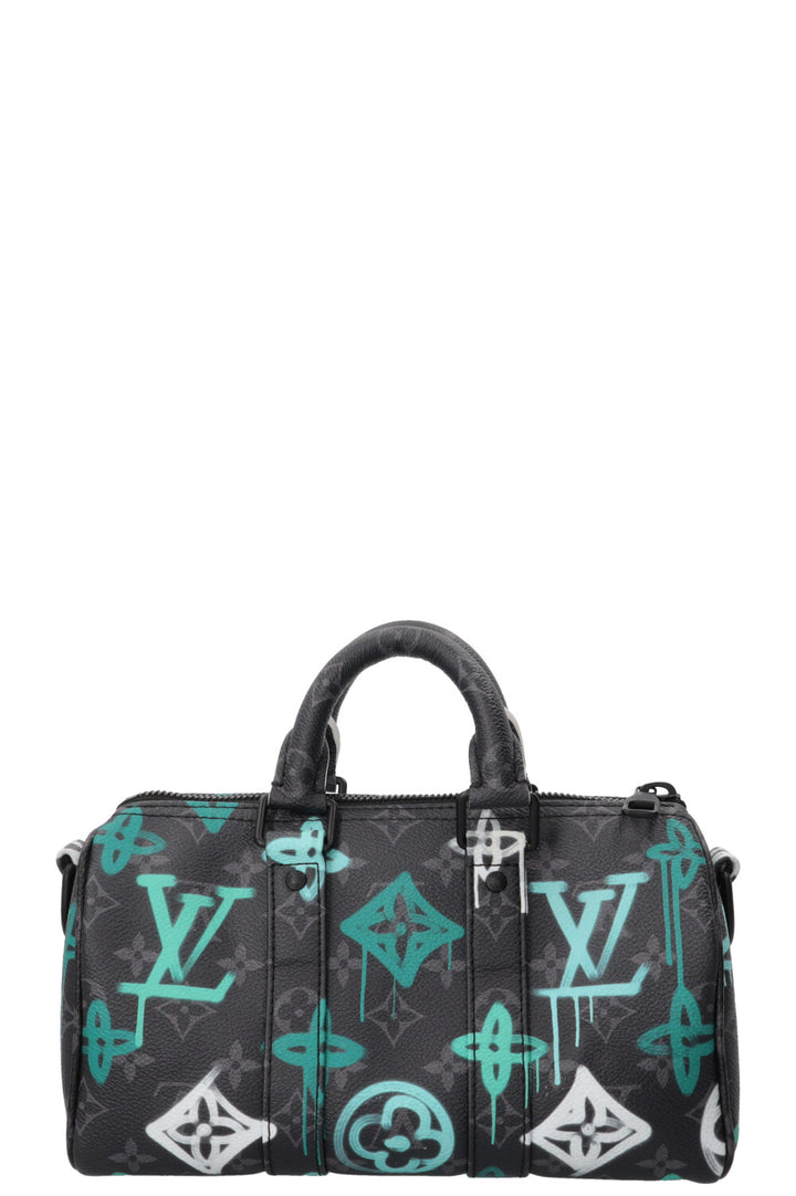 LOUIS VUITTON Speedy 25 Bandoulière LV Graffiti Canvas Eclipse
