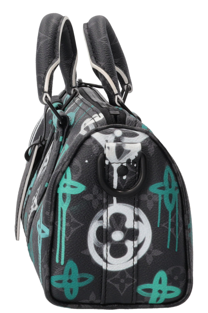 LOUIS VUITTON Speedy 25 Bandoulière LV Graffiti Canvas Eclipse