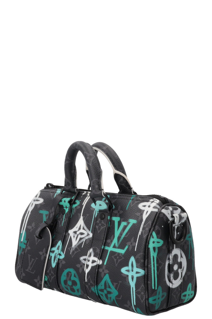 LOUIS VUITTON Speedy 25 Bandoulière LV Graffiti Canvas Eclipse