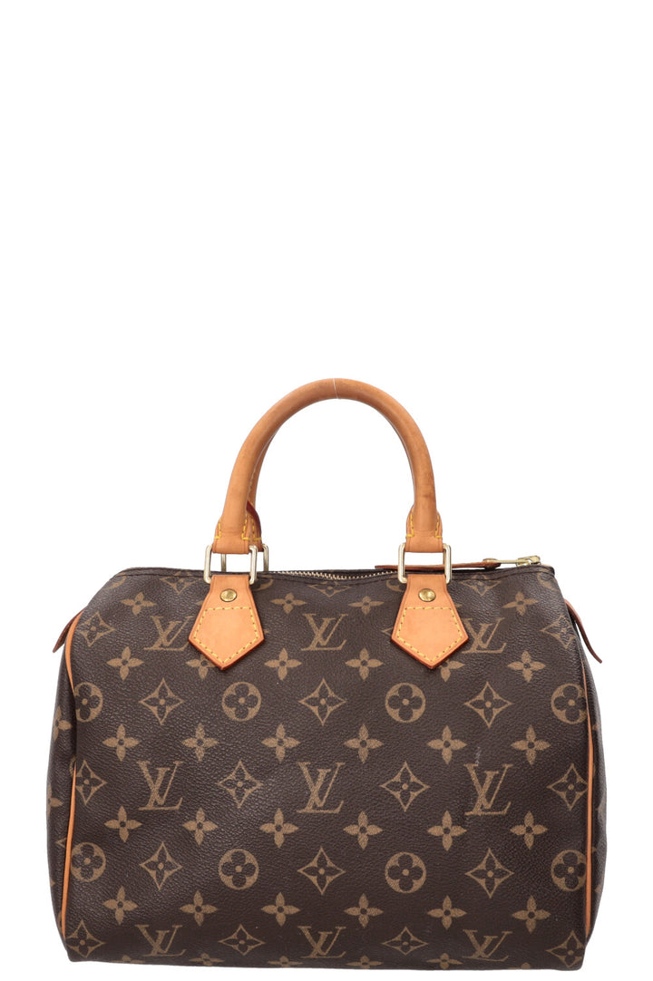 LOUIS VUITTON Speedy 25 MNG Canvas Brown