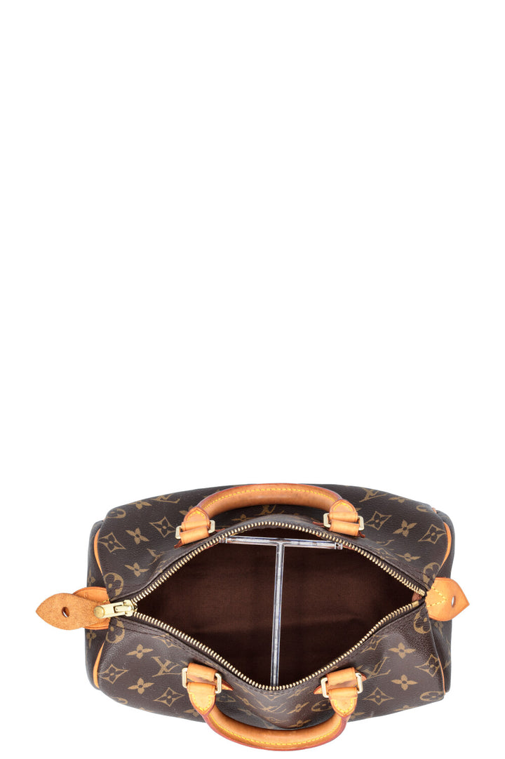 LOUIS VUITTON Speedy 25 MNG Canvas Brown