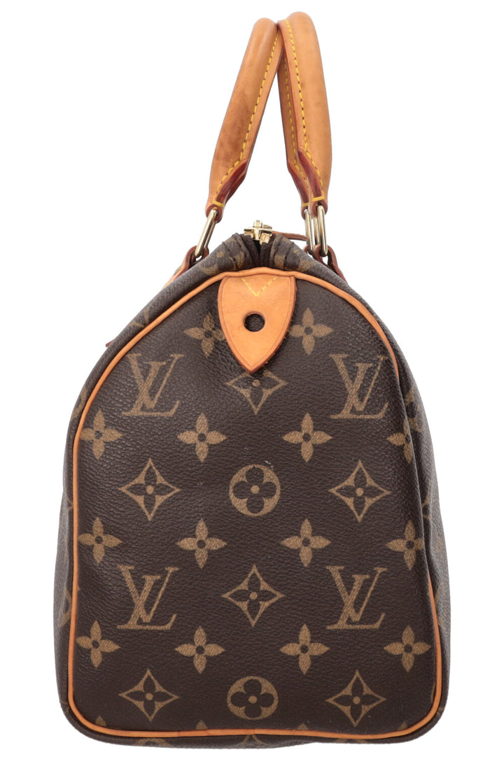 LOUIS VUITTON Speedy 25 MNG Canvas Brown