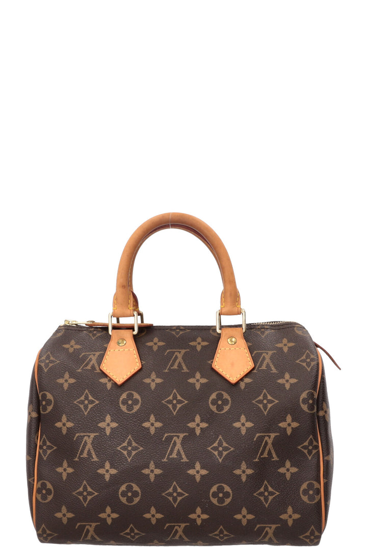 LOUIS VUITTON Speedy 25 MNG Canvas Brown