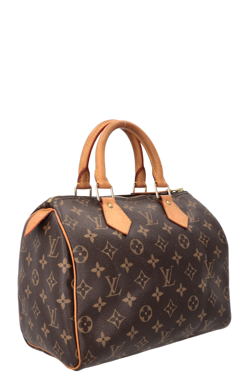 LOUIS VUITTON Speedy 25 MNG Canvas Brown