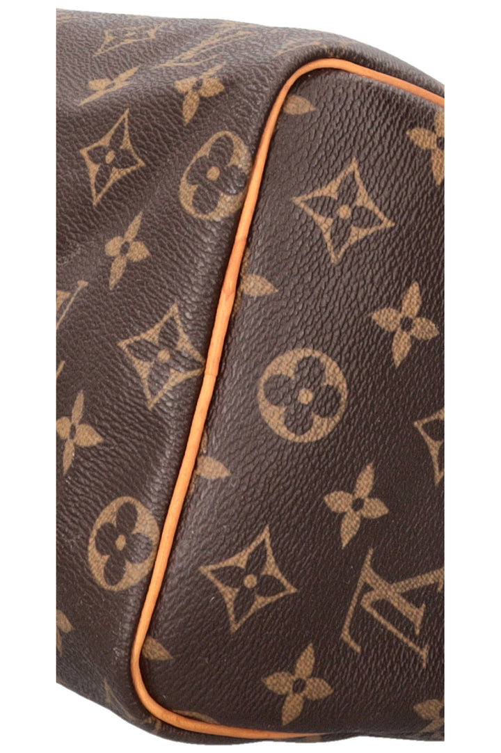 LOUIS VUITTON Speedy 25 MNG Canvas Brown
