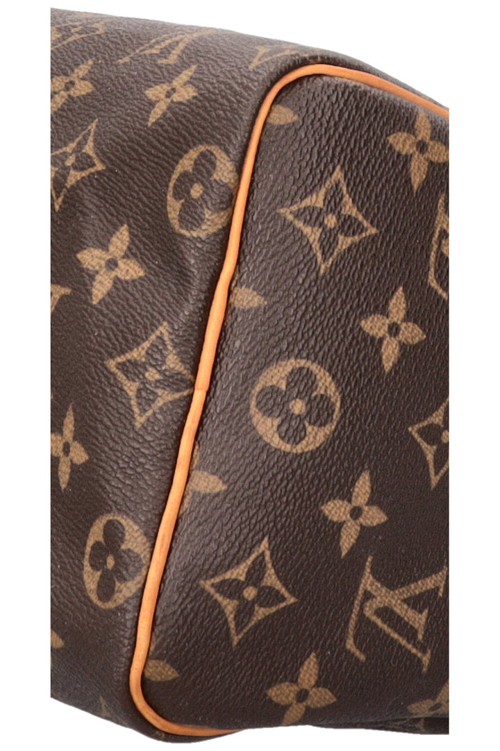 LOUIS VUITTON Speedy 25 MNG Canvas Brown