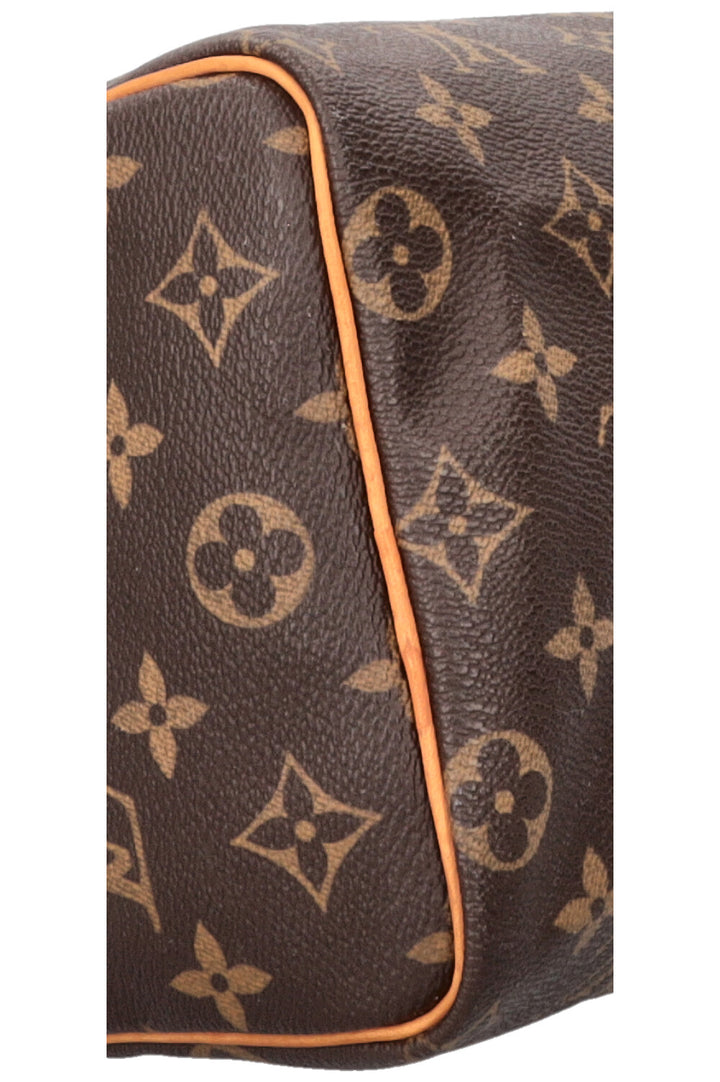 LOUIS VUITTON Speedy 25 MNG Canvas Brown