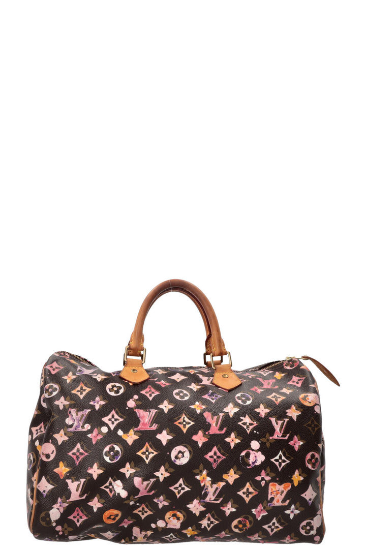 LOUIS VUITTON Speedy 35 Richard Prince Watercolor Aquarelle