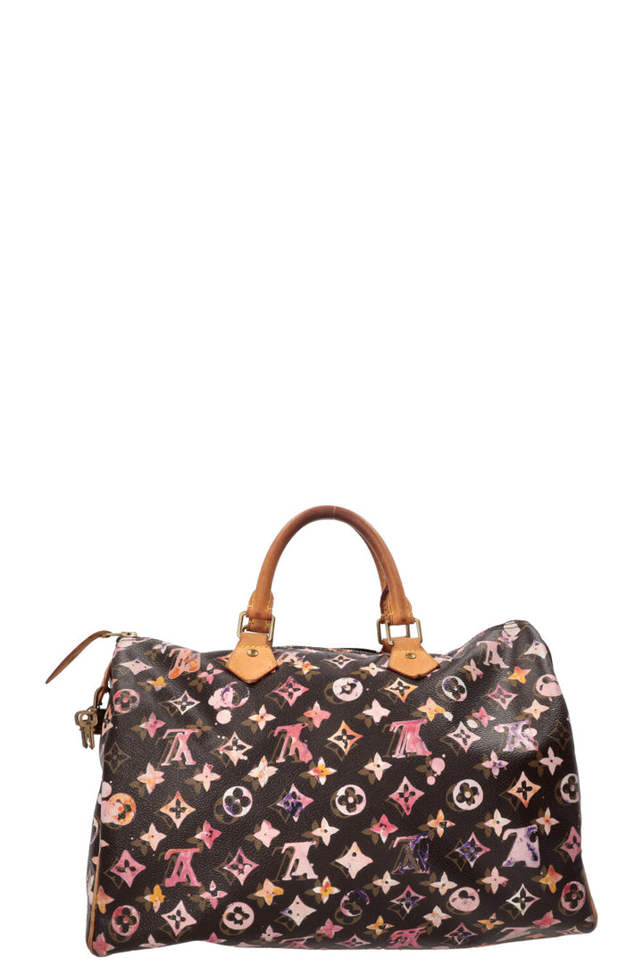 LOUIS VUITTON Speedy 35 Richard Prince Watercolor Aquarelle