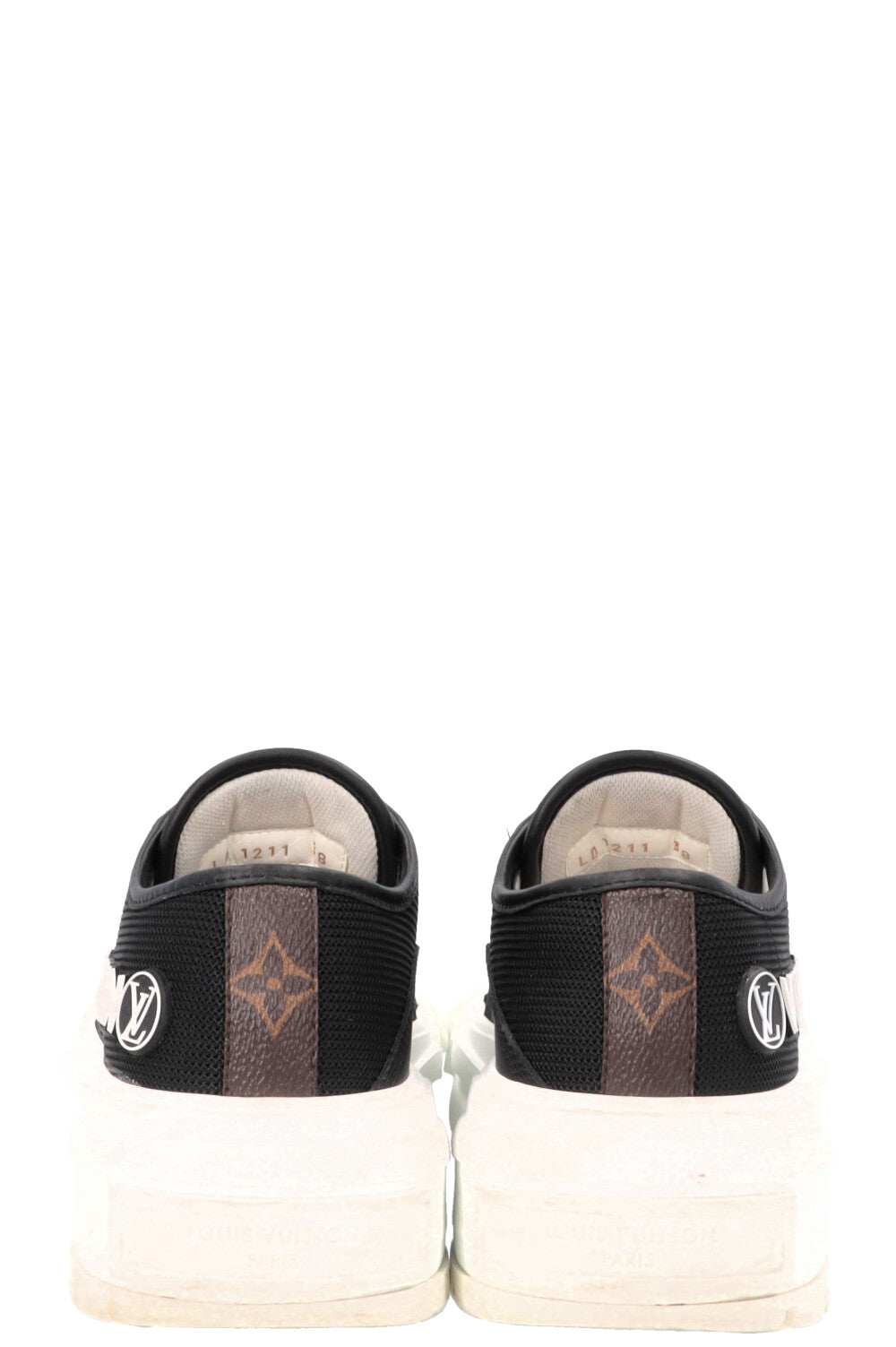 LOUIS VUITTON Squad Sneaker Canvas Black