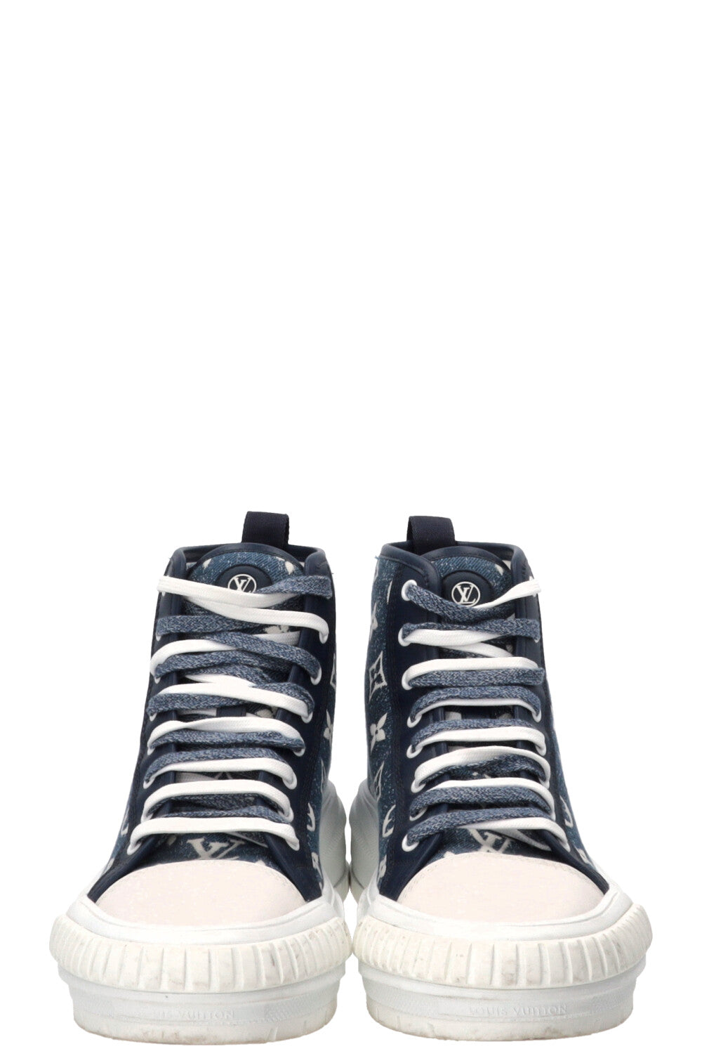 Baskets Squad LOUIS VUITTON en toile bleue