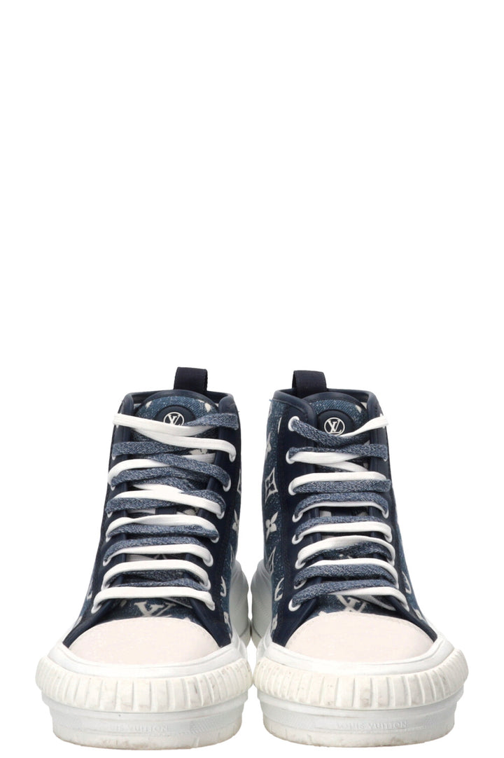 Baskets Squad LOUIS VUITTON en toile bleue