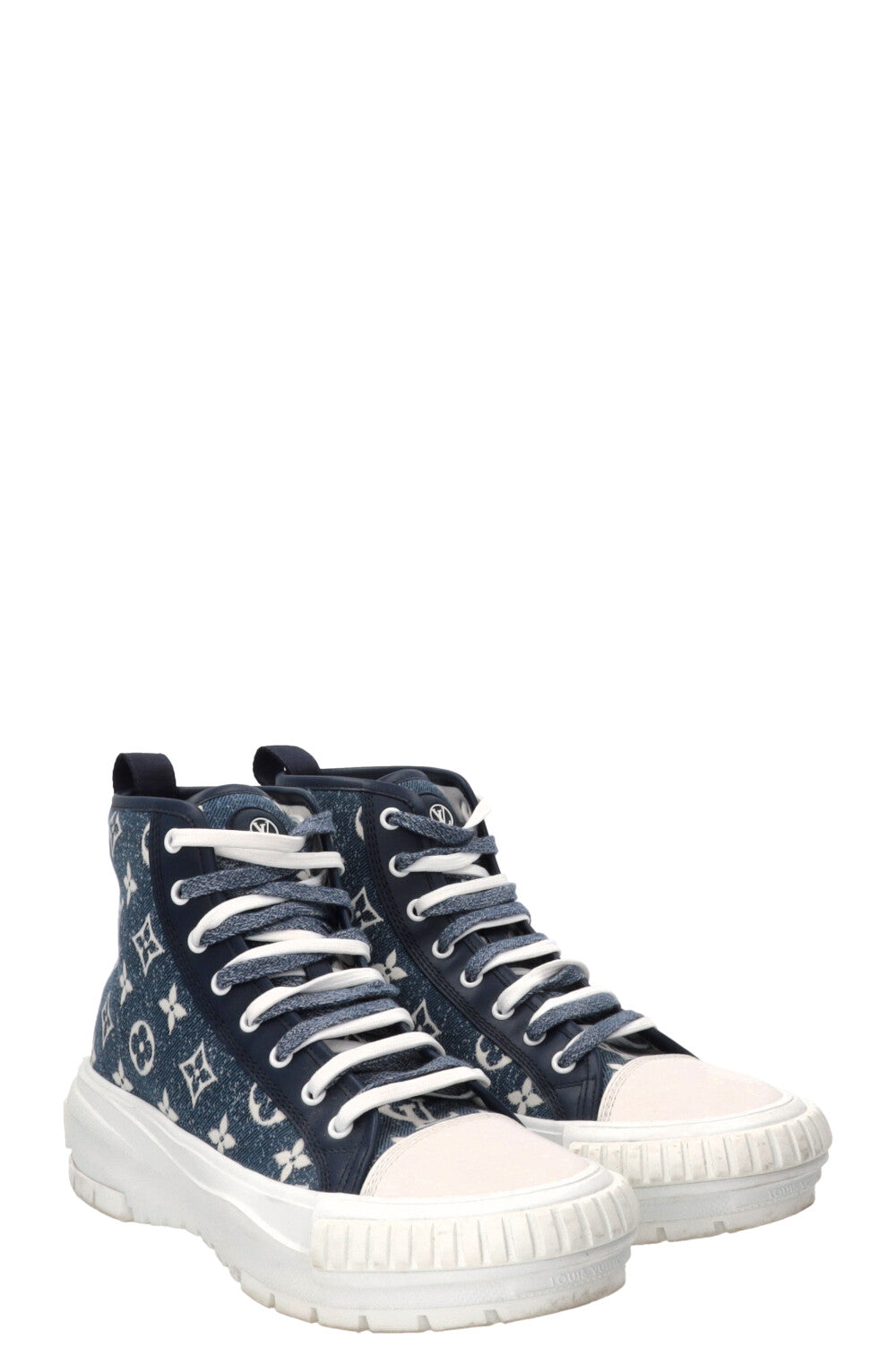 Baskets Squad LOUIS VUITTON en toile bleue