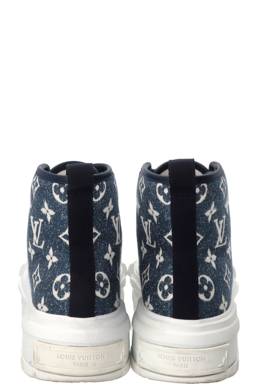 Baskets Squad LOUIS VUITTON en toile bleue