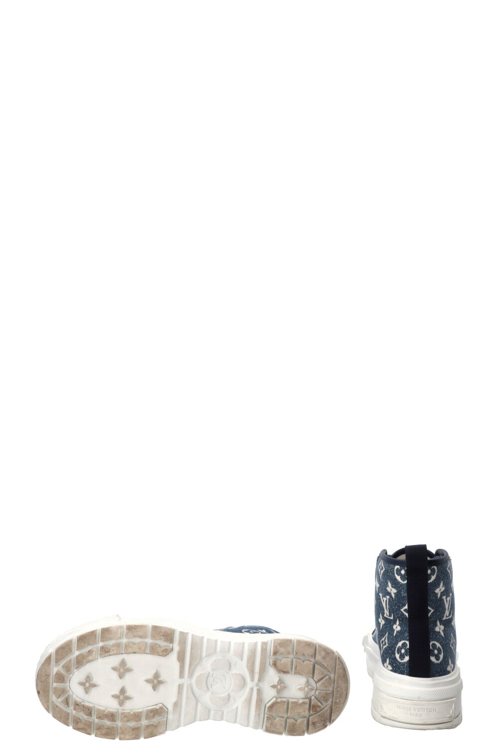 Baskets Squad LOUIS VUITTON en toile bleue