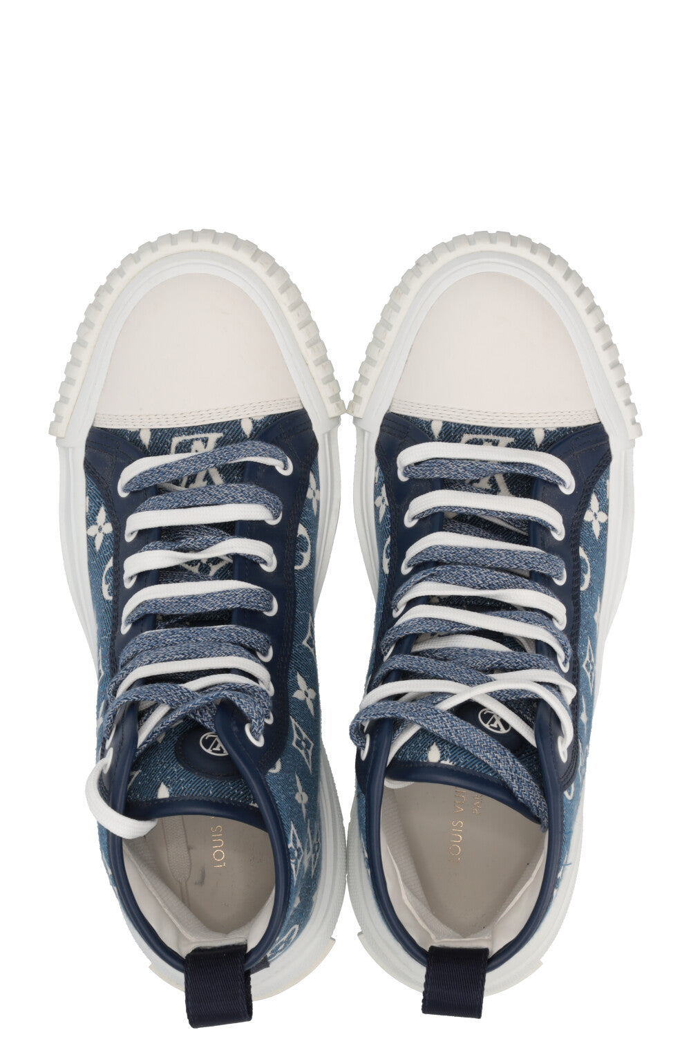 Baskets Squad LOUIS VUITTON en toile bleue