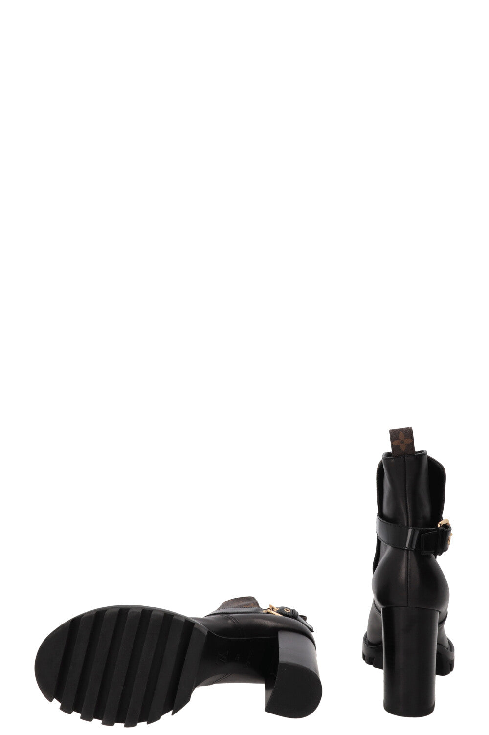 LOUIS VUITTON Star Trail Boots Calfskin Black