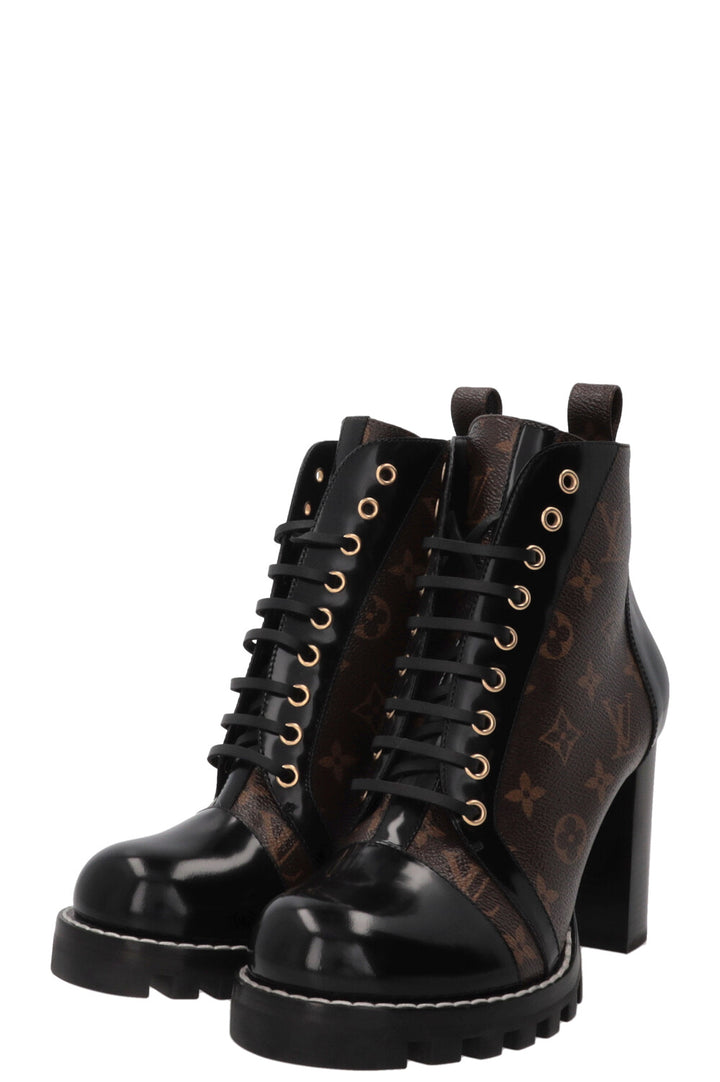 Bottines Star Trail LOUIS VUITTON en toile Monogram