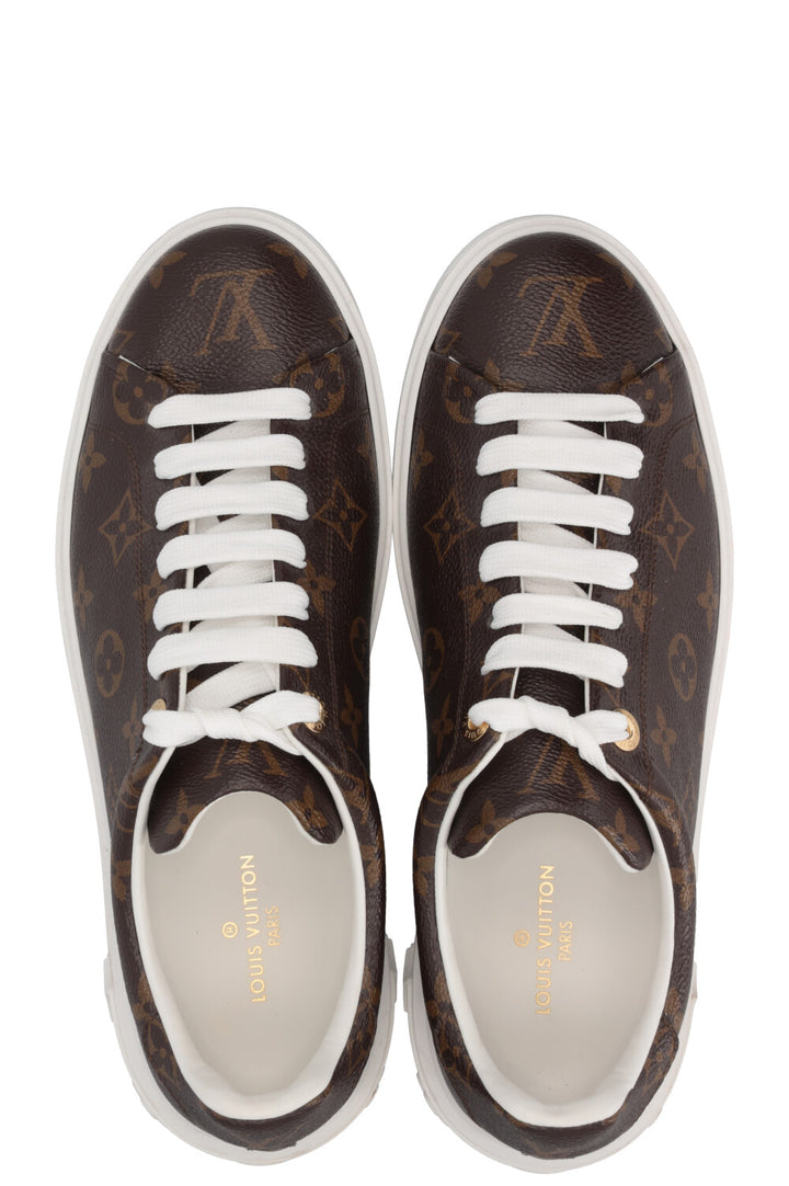 LOUIS VUITTON Time Out Sneakers Canvas Monogram