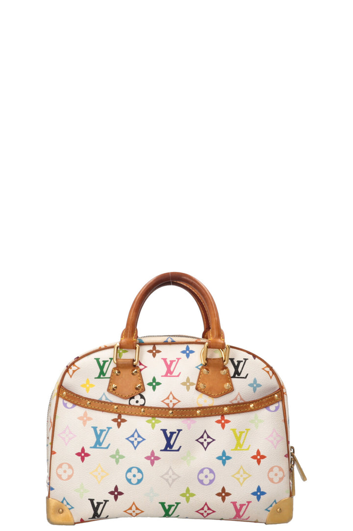 LOUIS VUITTON Trouville Handbag MNG Canvas Multicolor
