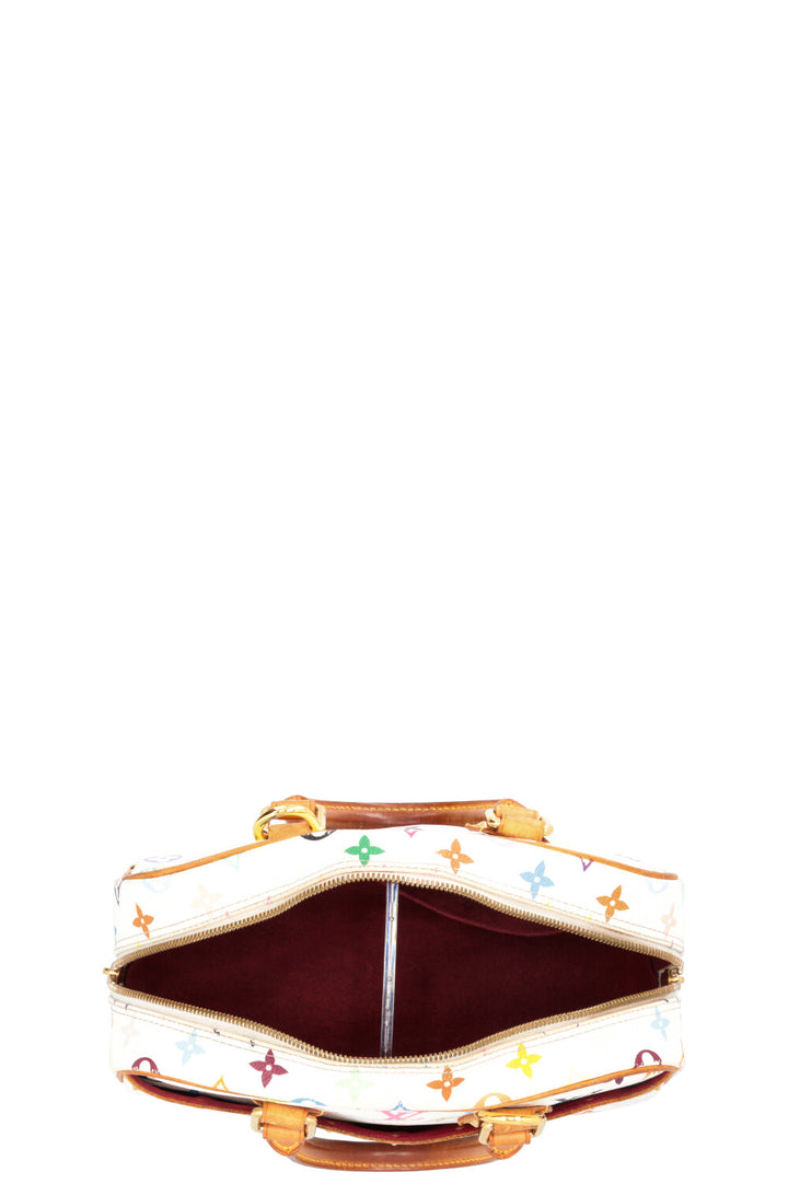 LOUIS VUITTON Trouville Handbag MNG Canvas Multicolor